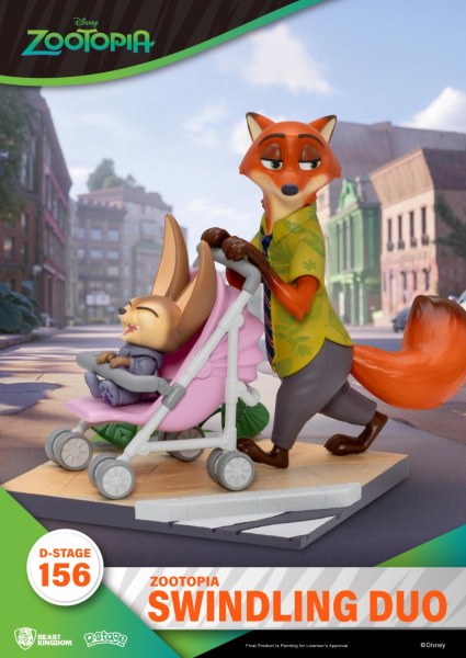 ZOOTOPIA 2 - Duo di Truffatori - Diorama D-Stage 12.2cm