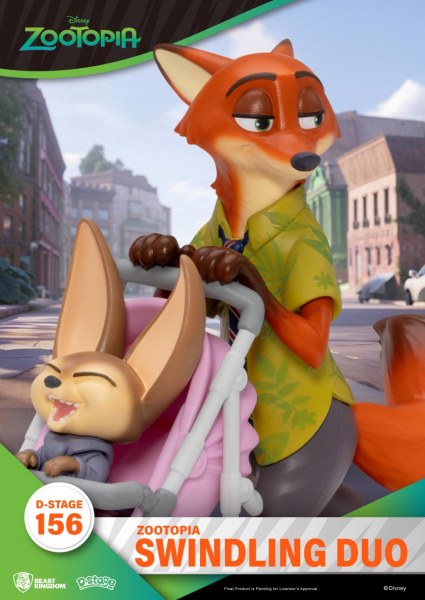 ZOOTOPIA 2 - Duo di Truffatori - Diorama D-Stage 12.2cm
