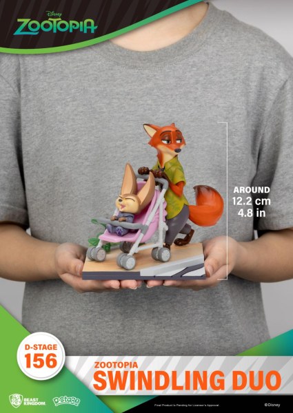 ZOOTOPIA 2 - Duo di Truffatori - Diorama D-Stage 12.2cm