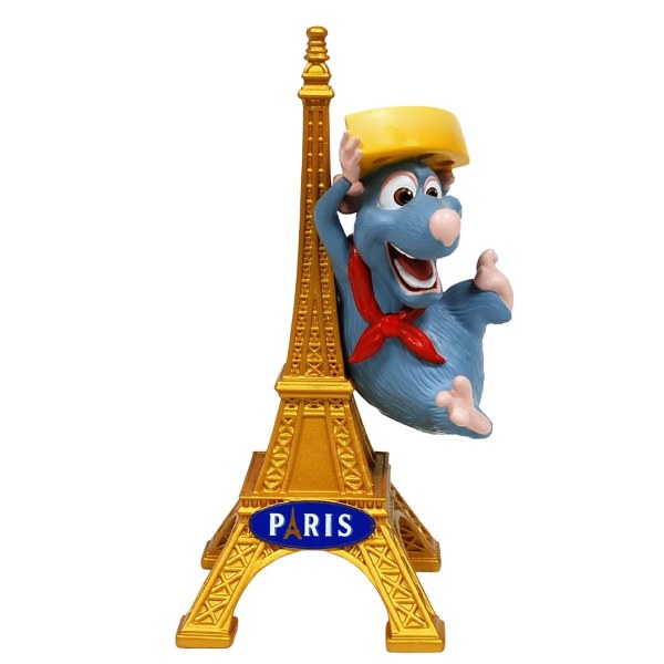 FIGURINA RESINA REMY SULLA TORRE EIFFEL - DISNEY RATATOUILLE