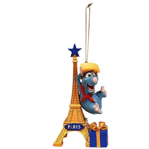 SOSPENSIONE IN RESINA REMY SULLA TORRE EIFFEL - DISNEY RATATOUILLE