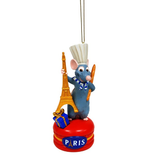 SOSPENSIONE RESINA REMY CON BAGUETTE SU MACARON - DISNEY RATATOUILLE