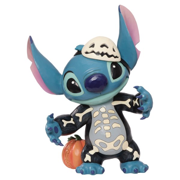 Figurina Stitch Scheletro Disney 43 cm fosforescente di Jim Shore – Esclusiva Costco – Disney Traditions