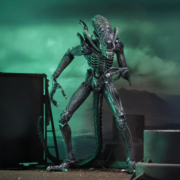 ALIEN - FIGURA D'AZIONE 7" - ULTIMATE ALIENS WARRIOR 1986 (BLU)