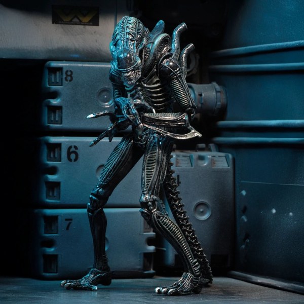 ALIEN - FIGURA D'AZIONE 7" - ULTIMATE ALIENS WARRIOR 1986 (BLU)