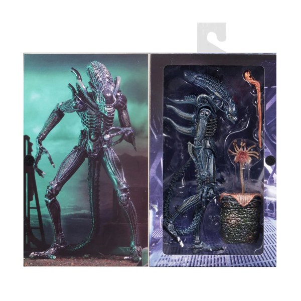 ALIEN - FIGURA D'AZIONE 7" - ULTIMATE ALIENS WARRIOR 1986 (BLU)