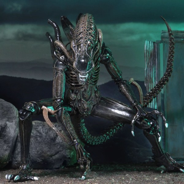 ALIEN - FIGURA D'AZIONE 7" - ULTIMATE ALIENS WARRIOR 1986 (MARRONE)