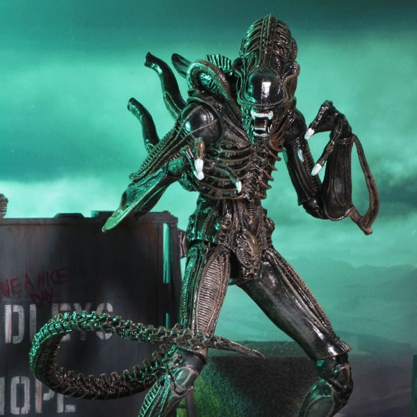 ALIEN - FIGURA D'AZIONE 7" - ULTIMATE ALIENS WARRIOR 1986 (MARRONE)