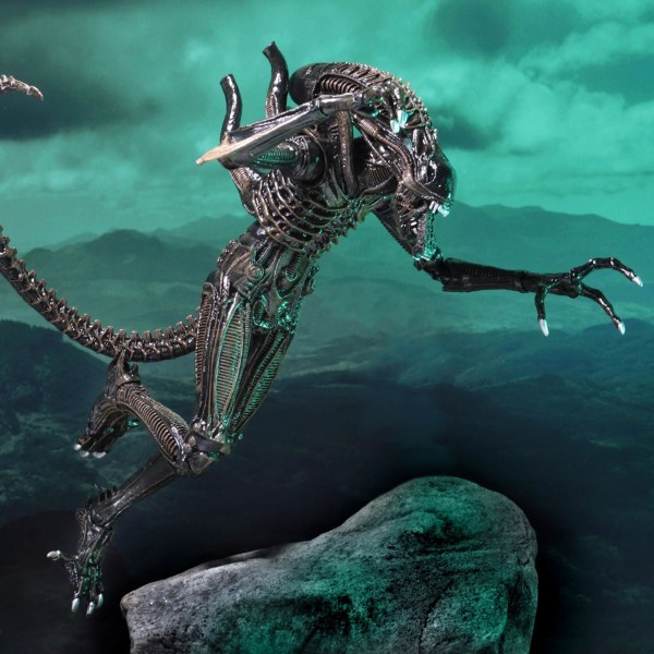 ALIEN - FIGURA D'AZIONE 7" - ULTIMATE ALIENS WARRIOR 1986 (MARRONE)