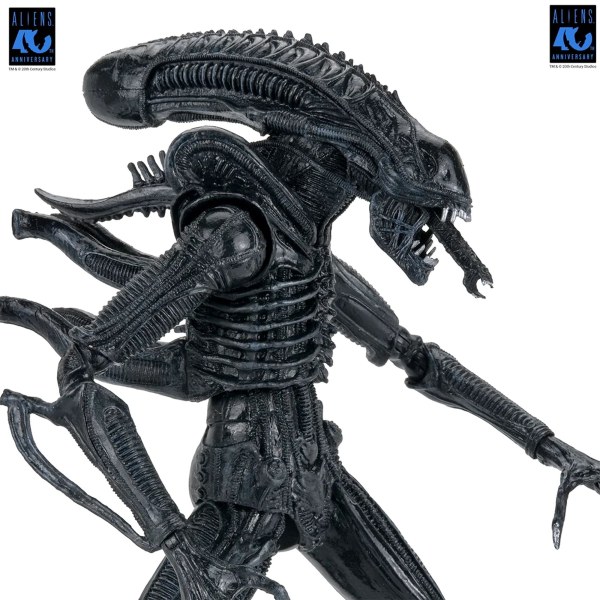 ALIENS - FIGURA D'AZIONE IN SCALA 7" - XENOMORFO GUERRIERO SUPREMO 40° ANNIVERSARIO (NERO)