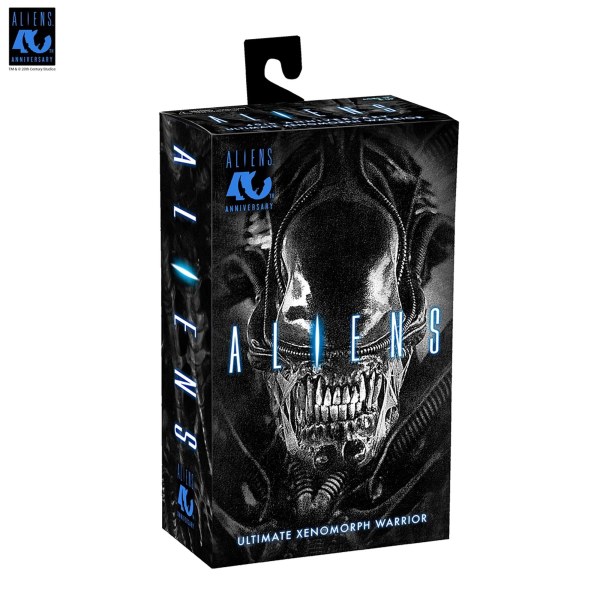 ALIENS - FIGURA D'AZIONE IN SCALA 7" - XENOMORFO GUERRIERO SUPREMO 40° ANNIVERSARIO (NERO)