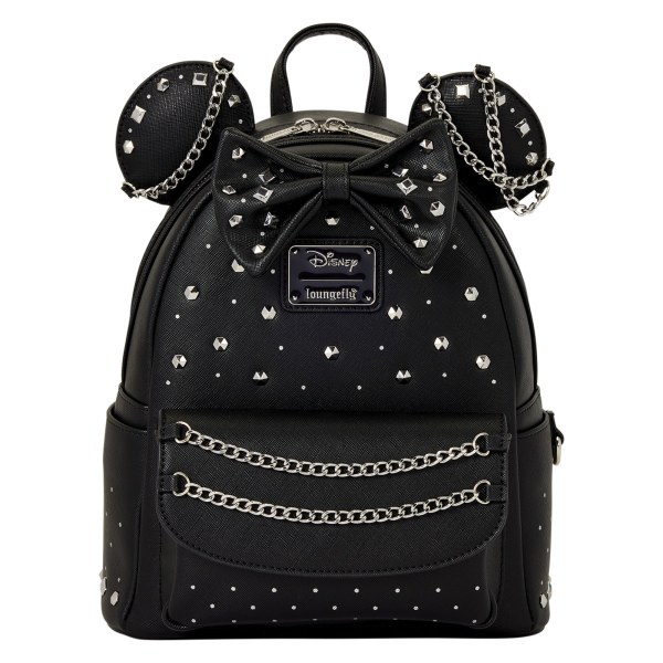 Mini zaino Minnie con borchie e catene - Disney Loungefly