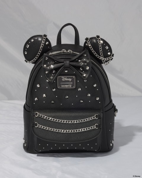 Mini zaino Minnie con borchie e catene - Disney Loungefly