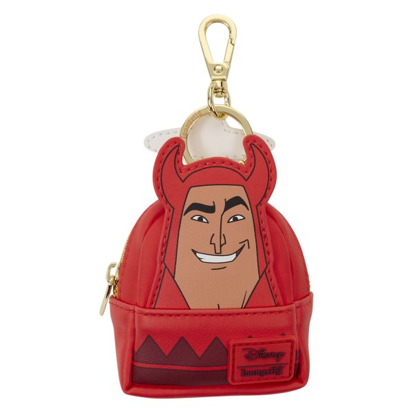Portachiavi Mini Zaino Reversibile Devil & Angel Kronk - Disney Loungefly Kuzco Il Nuovo Groove Imperatore