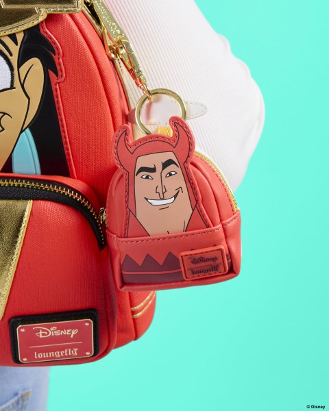 Portachiavi Mini Zaino Reversibile Devil & Angel Kronk - Disney Loungefly Kuzco Il Nuovo Groove Imperatore