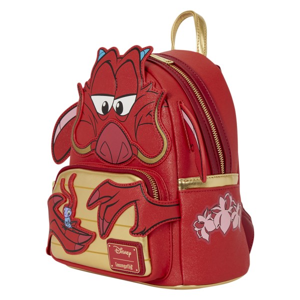 Mini Zaino Glitter Cosplay Mushu - Disney Loungefly Mulan