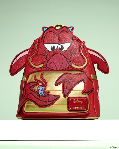Mini Zaino Glitter Cosplay Mushu - Disney Loungefly Mulan