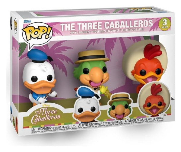 FUNKO POP! pack 3 figurine I Tre Caballeros - Disney