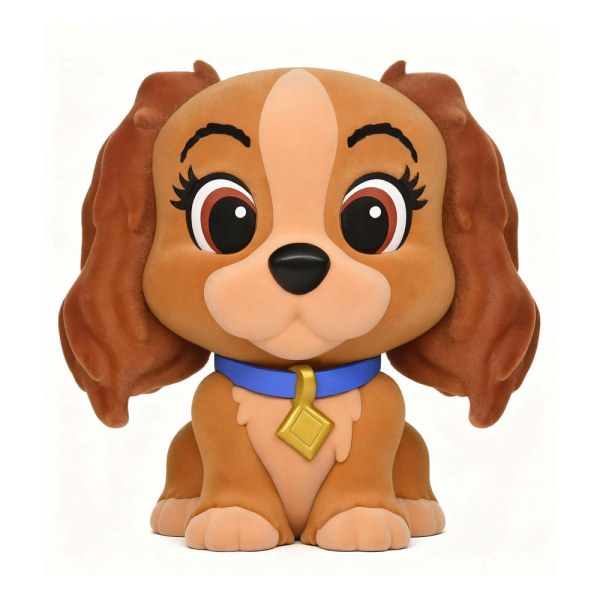 Salvadanaio Lilli con Flocking speciale 20 cm - Disney Lilli e il vagabondo