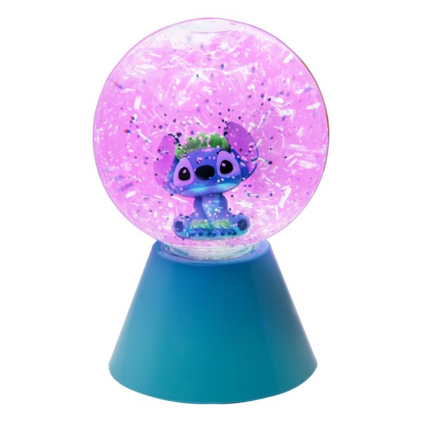 Lampada LED Stitch Palla Glitter 17 cm - Disney Lilo & Stitch