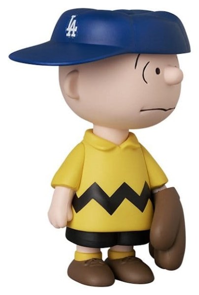 Figurina PVC UDF Los Angeles Dodgers Charlie Brown 9 cm - MLB × Peanuts