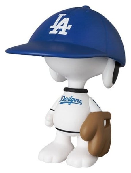 Figurina PVC UDF Los Angeles Dodgers Snoopy 7 cm - MLB × Peanuts