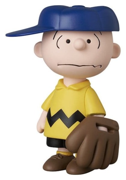 Figurina PVC UDF Charlie Brown dei New York Mets 9 cm - MLB × Peanuts
