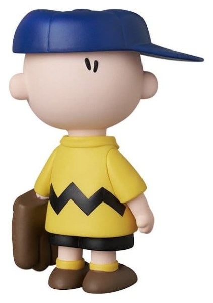 Figurina PVC UDF Charlie Brown dei New York Mets 9 cm - MLB × Peanuts