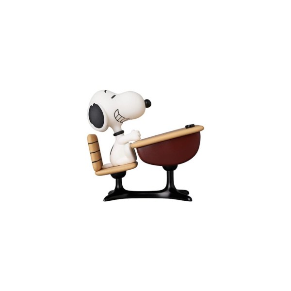 mini figurina Medicom UDF serie 18 Snoopy con scrivania 9 cm - Peanuts