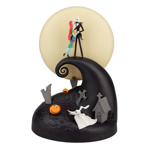 L'Strano Natale di Mr. Jack lampada diorama Jack & Sally