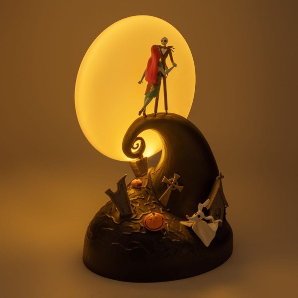 L'Strano Natale di Mr. Jack lampada diorama Jack & Sally
