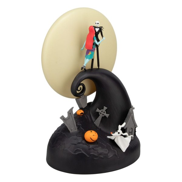 L'Strano Natale di Mr. Jack lampada diorama Jack & Sally