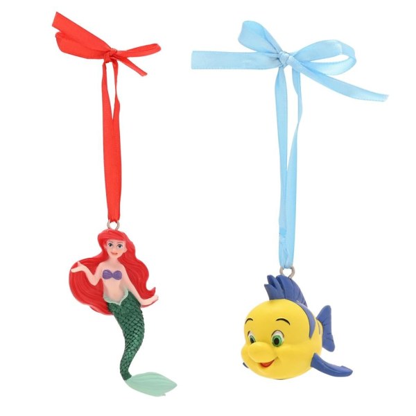 Set Ariel e Flounder di 2 Decorazioni - Disney La Sirenetta