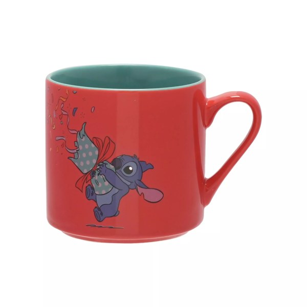 Set di 2 Tazze Colorate Stitch & Angel Buone Feste - Disney