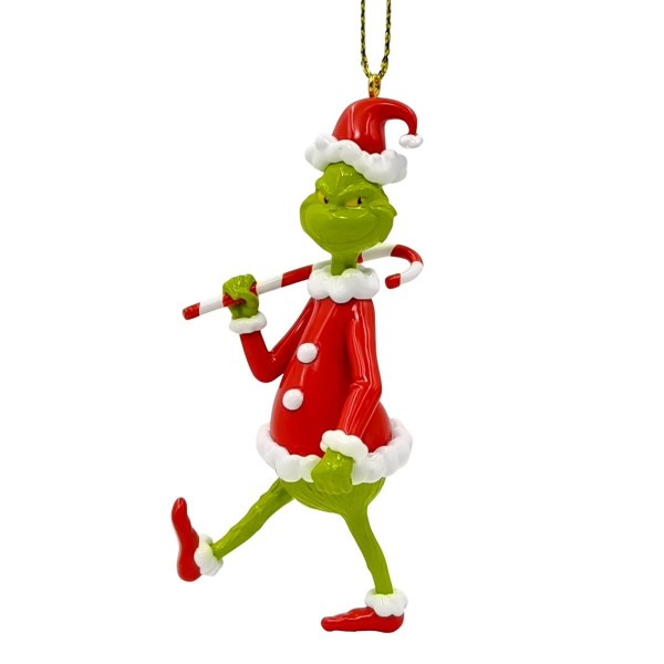 Ornamento 3D The Grinch Bastoncino di Zucchero