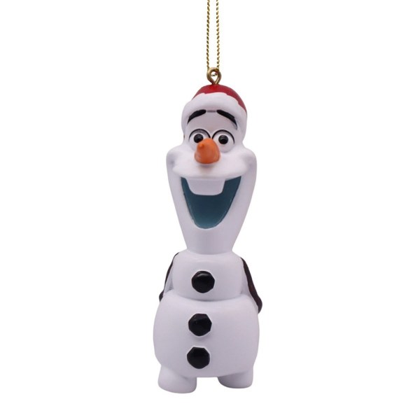 Disney - Sospensione 3D Olaf con berretto natalizio