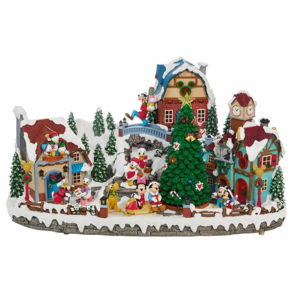 Villaggio animato di Natale Disney con musica 29 cm – Esclusiva Costco