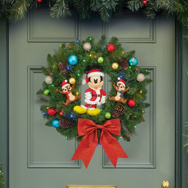 Ghirlanda natalizia Disney da 55 cm con luci LED – Esclusiva Costco