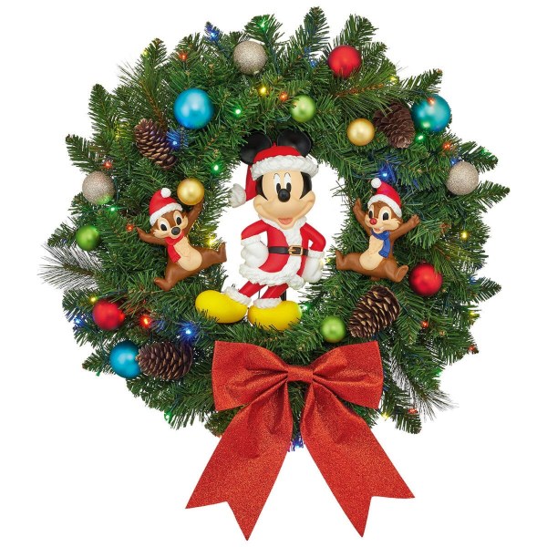 Ghirlanda natalizia Disney da 55 cm con luci LED – Esclusiva Costco