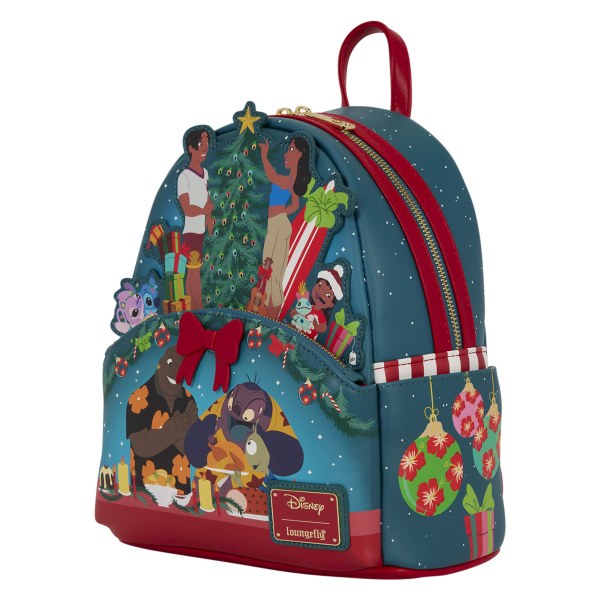 Mini zaino Lilo & Stitch Celebrazione delle Feste - Disney Loungefly