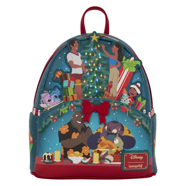 Mini zaino Lilo & Stitch Celebrazione delle Feste - Disney Loungefly