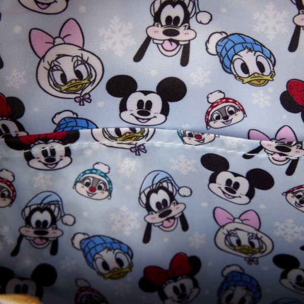 Mini zaino e portafascia Topolino & Friends con pattinaggio sul ghiaccio - Disney Loungefly