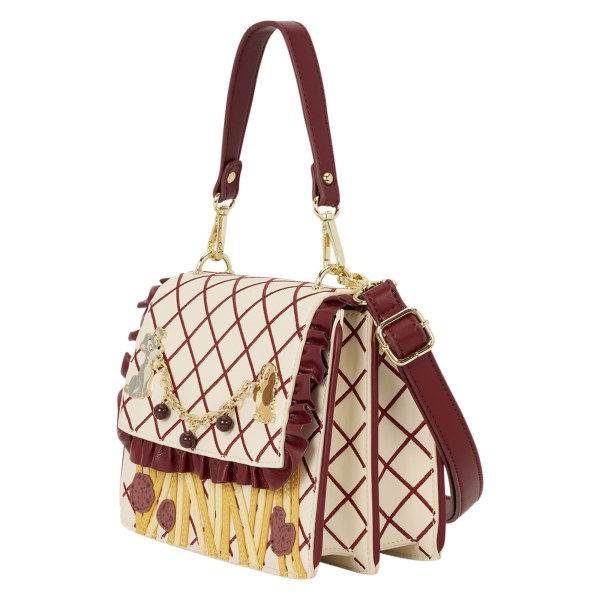 Borsa a tracolla Lilli e il Vagabondo Spaghetti Dinner Charm - Disney Loungefly