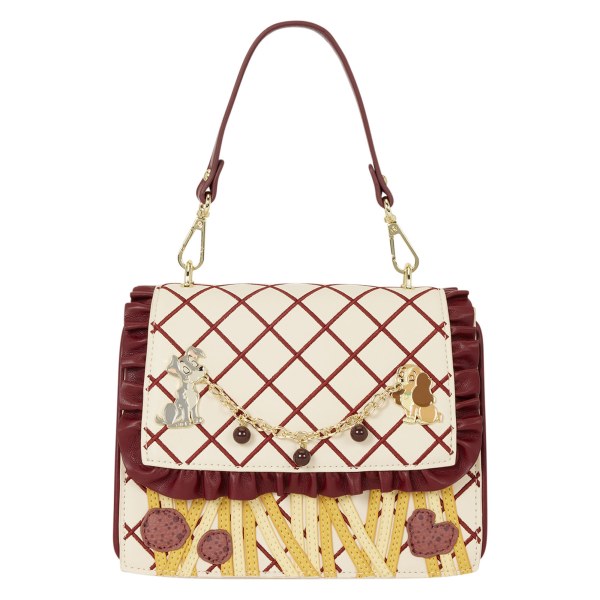 Borsa a tracolla Lilli e il Vagabondo Spaghetti Dinner Charm - Disney Loungefly