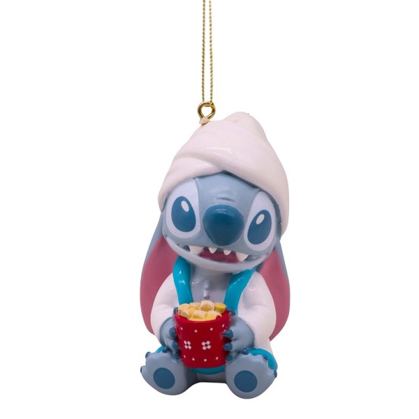 Disney - Decorazione 3D Stitch in accappatoio con cioccolata calda