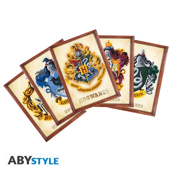 HARRY POTTER - Pack Tazza 320 ml + Acryl® + Cartoline "Hogwarts"