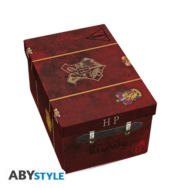 HARRY POTTER - Pack premium Tazza 3D + Portachiavi 3D + Spilla Valigia Hogwarts