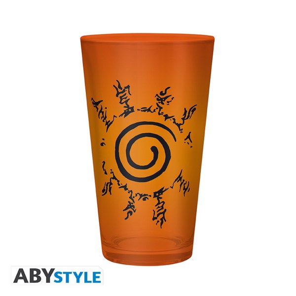NARUTO SHIPPUDEN - Set Bicchiere XXL + Spilla + Quaderno Konoha