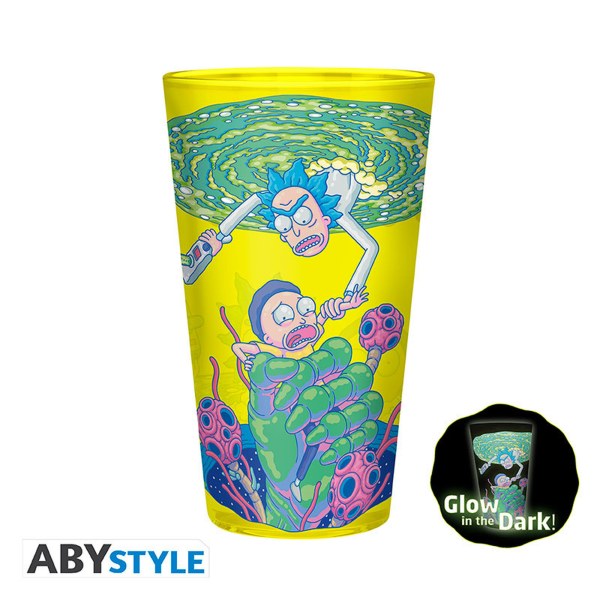 RICK AND MORTY - Set Bicchiere XXL + Tazza + 2 Sottobicchieri