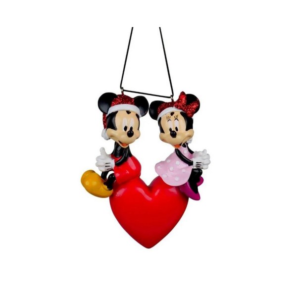 Disney - Ornamento 3D Topolino e Minni innamorati